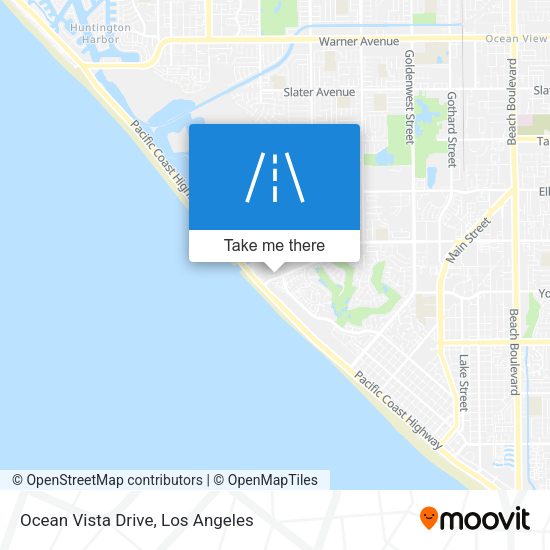 Ocean Vista Drive map