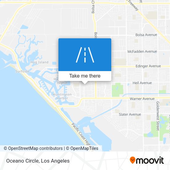 Mapa de Oceano Circle
