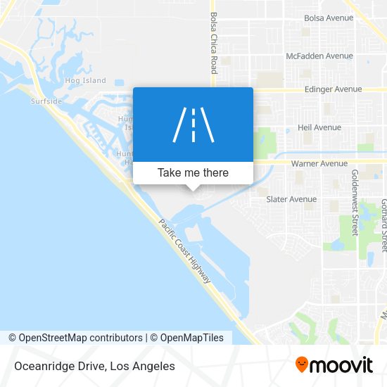 Mapa de Oceanridge Drive