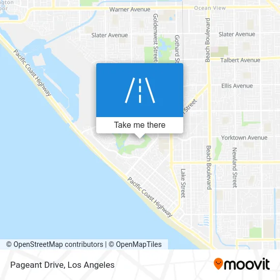 Pageant Drive map