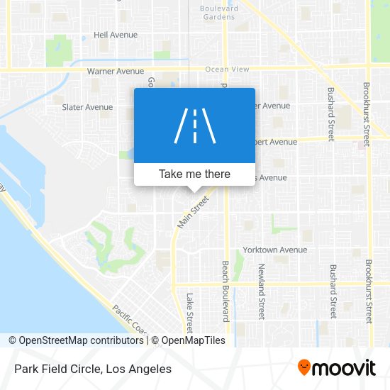 Park Field Circle map