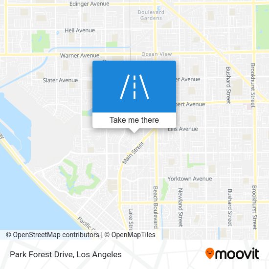 Park Forest Drive map