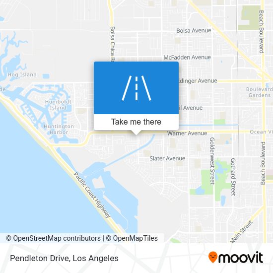 Mapa de Pendleton Drive