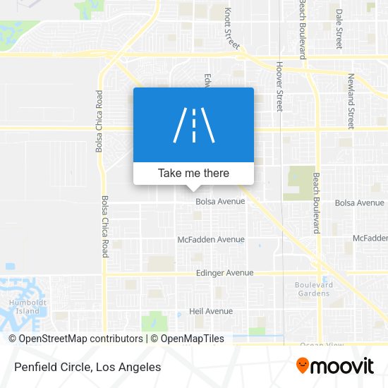 Mapa de Penfield Circle