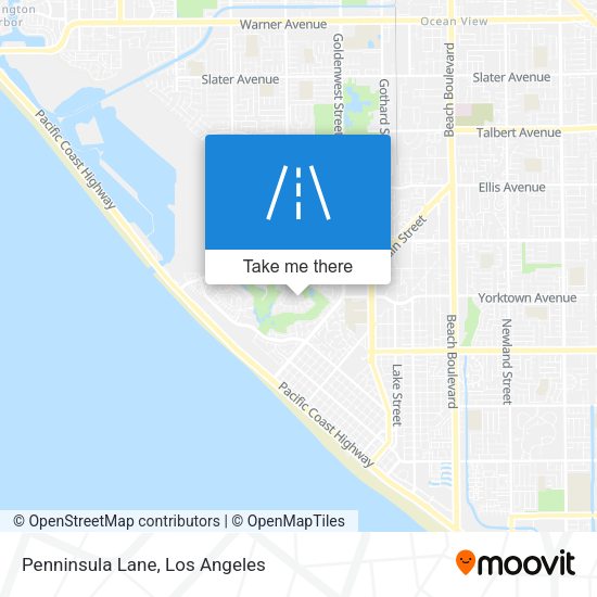 Penninsula Lane map