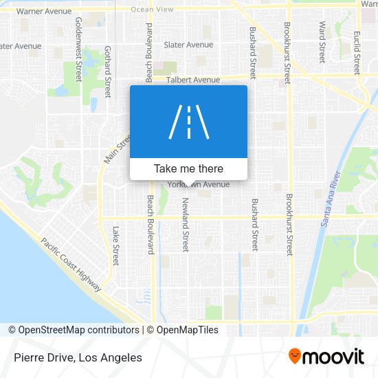 Mapa de Pierre Drive