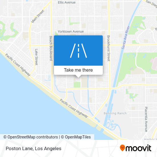 Mapa de Poston Lane