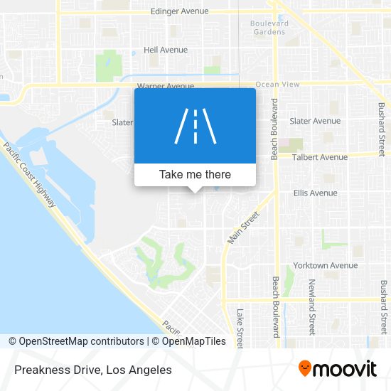 Mapa de Preakness Drive