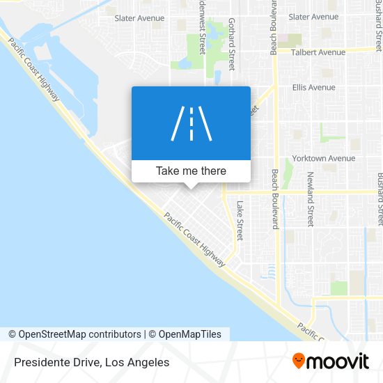 Presidente Drive map