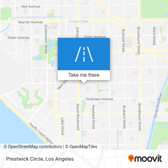 Prestwick Circle map
