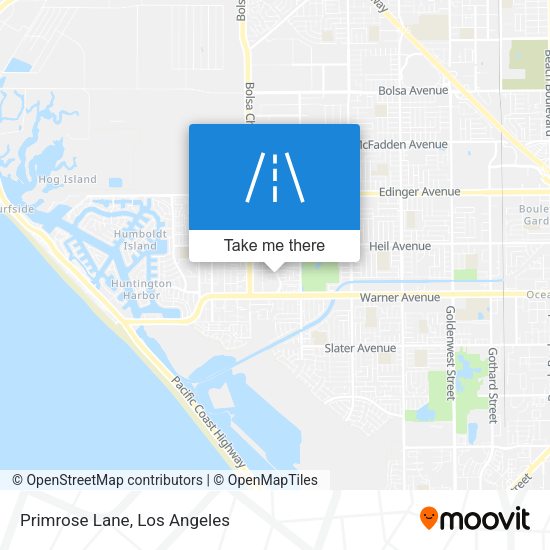 Primrose Lane map