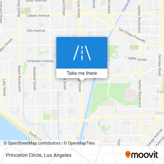 Mapa de Princeton Circle