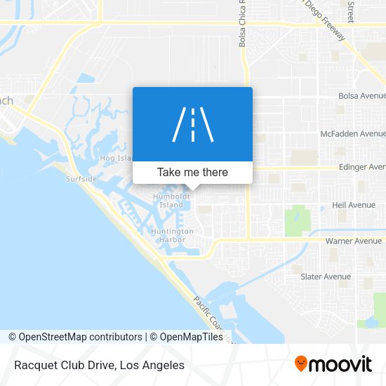 Racquet Club Drive map