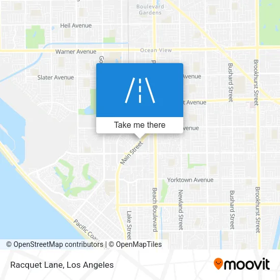 Mapa de Racquet Lane