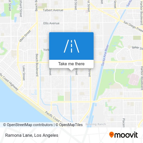 Mapa de Ramona Lane