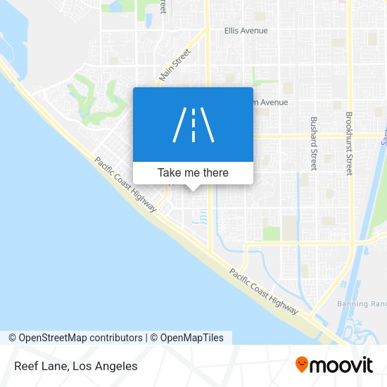 Mapa de Reef Lane