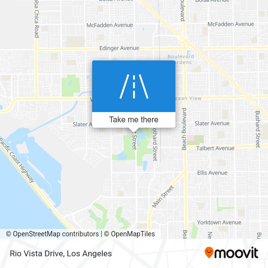 Rio Vista Drive map