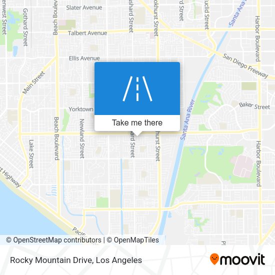 Rocky Mountain Drive map