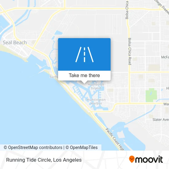 Running Tide Circle map