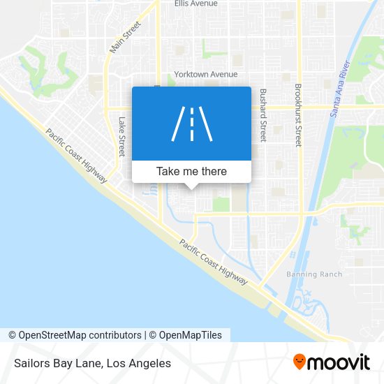 Mapa de Sailors Bay Lane