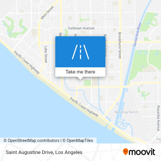 Saint Augustine Drive map