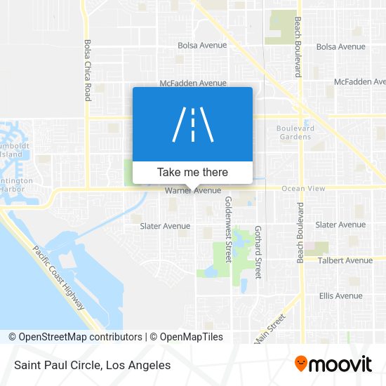 Saint Paul Circle map