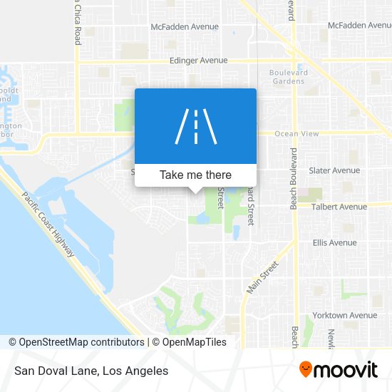 Mapa de San Doval Lane