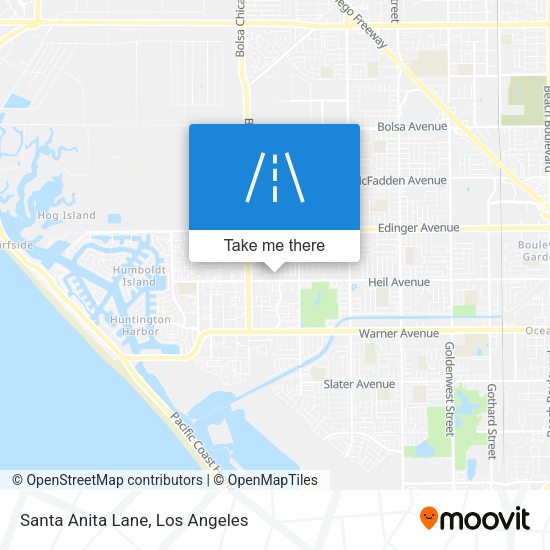 Mapa de Santa Anita Lane