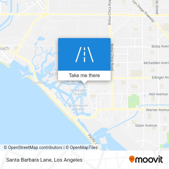 Mapa de Santa Barbara Lane