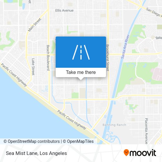 Mapa de Sea Mist Lane