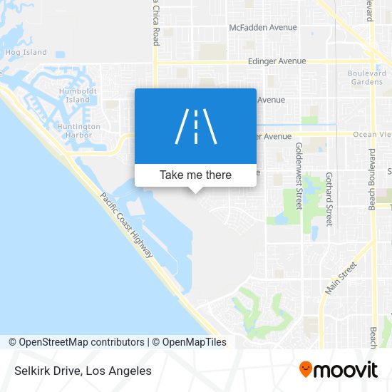 Mapa de Selkirk Drive