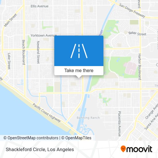 Mapa de Shackleford Circle