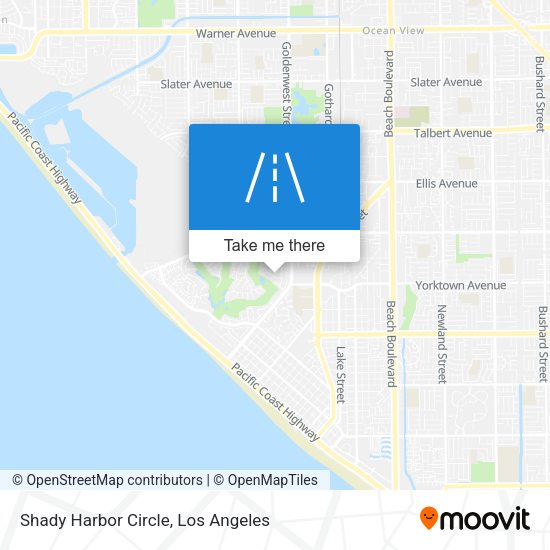 Shady Harbor Circle map