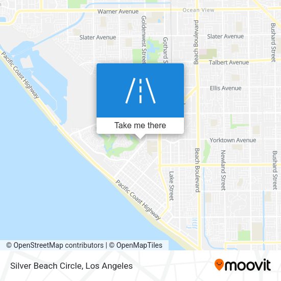 Silver Beach Circle map