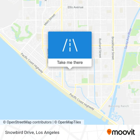 Snowbird Drive map