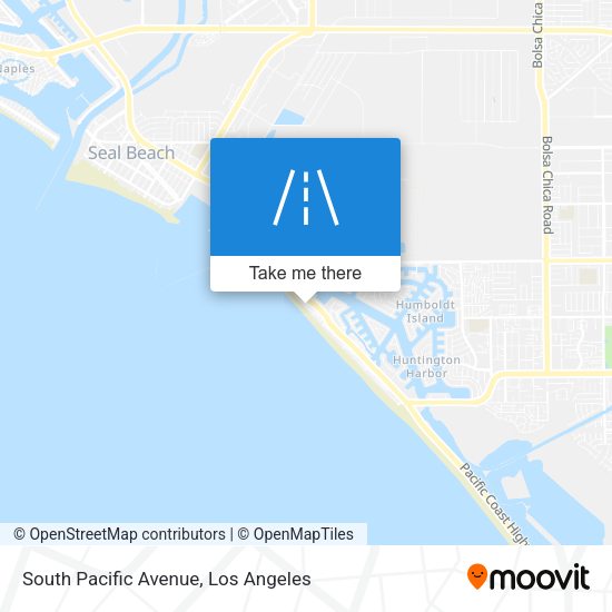 South Pacific Avenue map