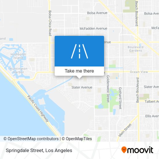 Springdale Street map