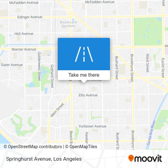 Mapa de Springhurst Avenue