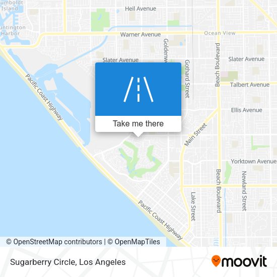 Sugarberry Circle map