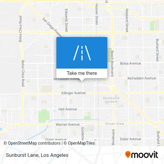 Mapa de Sunburst Lane