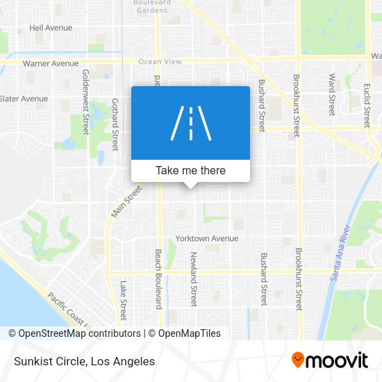 Mapa de Sunkist Circle