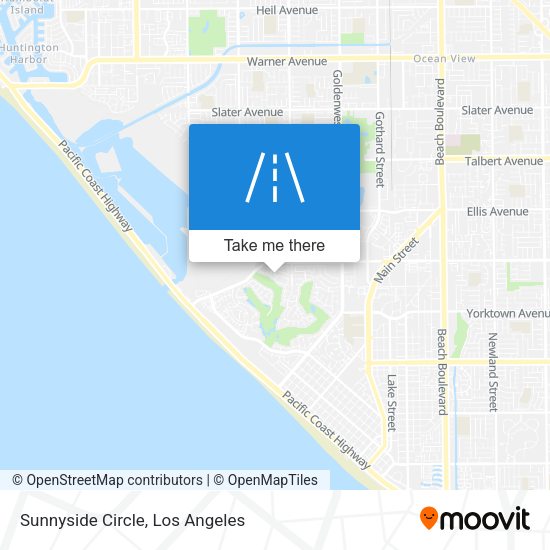 Sunnyside Circle map