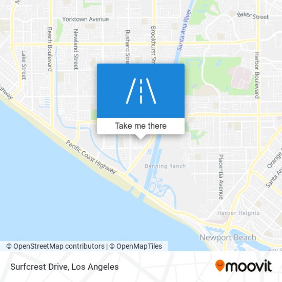 Surfcrest Drive map