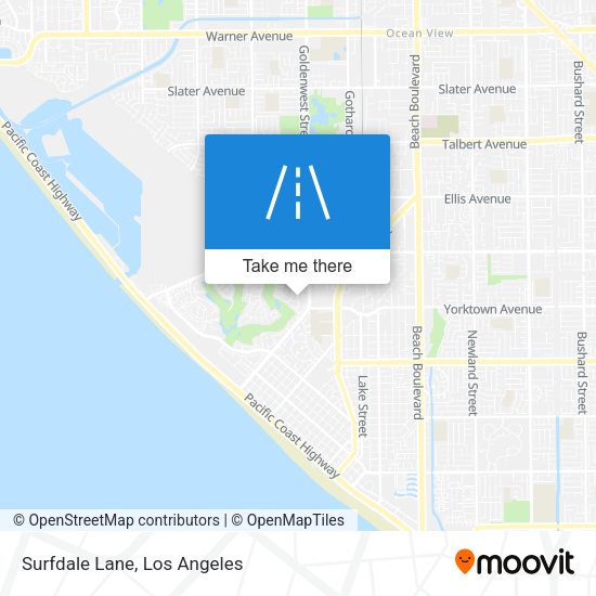 Mapa de Surfdale Lane