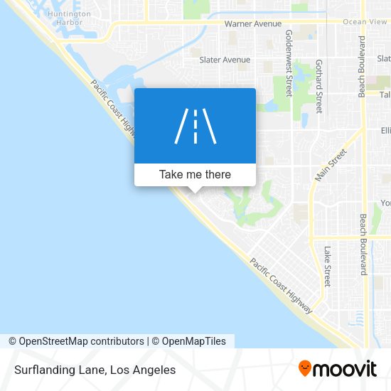 Mapa de Surflanding Lane