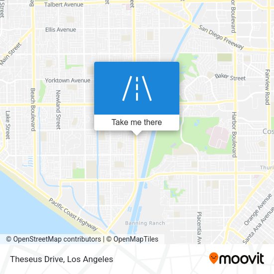 Theseus Drive map