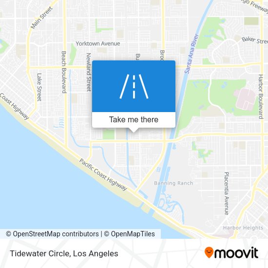 Tidewater Circle map