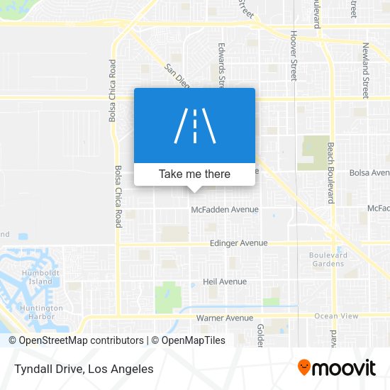 Mapa de Tyndall Drive