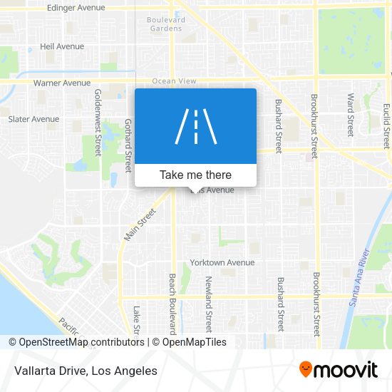Mapa de Vallarta Drive