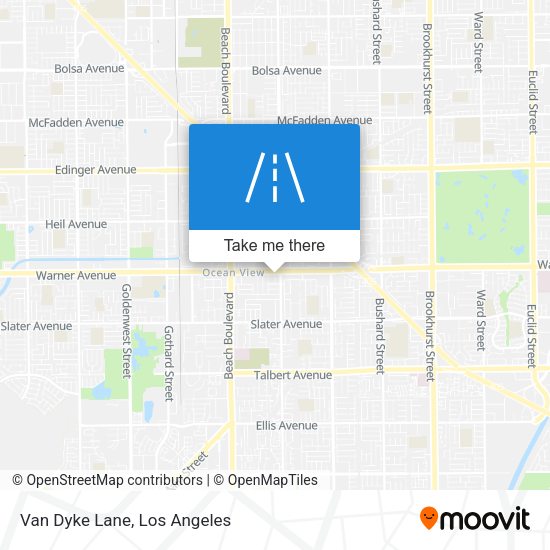 Mapa de Van Dyke Lane